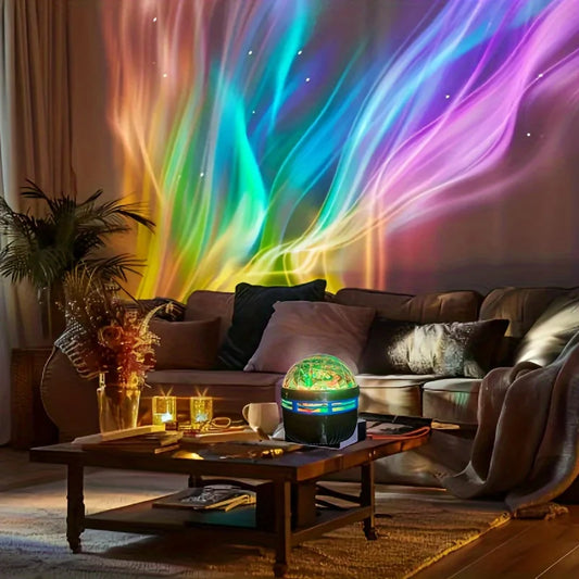 LED Night Light Remote Starry Sky Light RGB Galaxy Starry Sky Light RGB 7Modes USB Plug-in for Kids Room Party Decor Auto Rotate