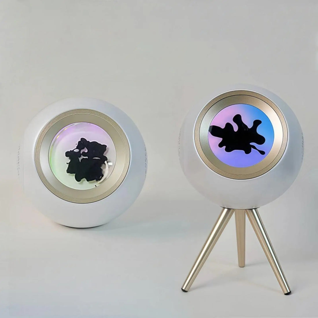 Magnetic ferrofluid speaker with visual music-reactive display