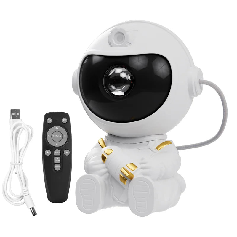 LED Star Galaxies Projector Night Light Astronaut Starry Sky