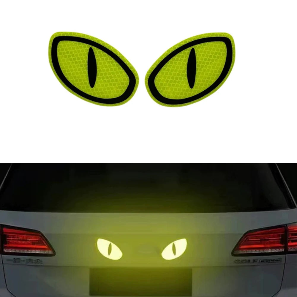 3D Devil's Eye Luminous Stickers Motorcycle