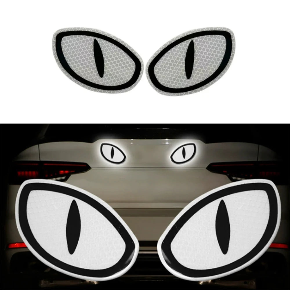3D Devil's Eye Luminous Stickers Motorcycle