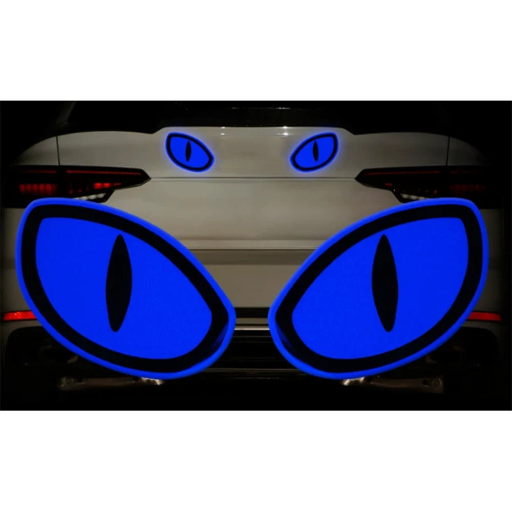 3D Devil's Eye Luminous Stickers Motorcycle