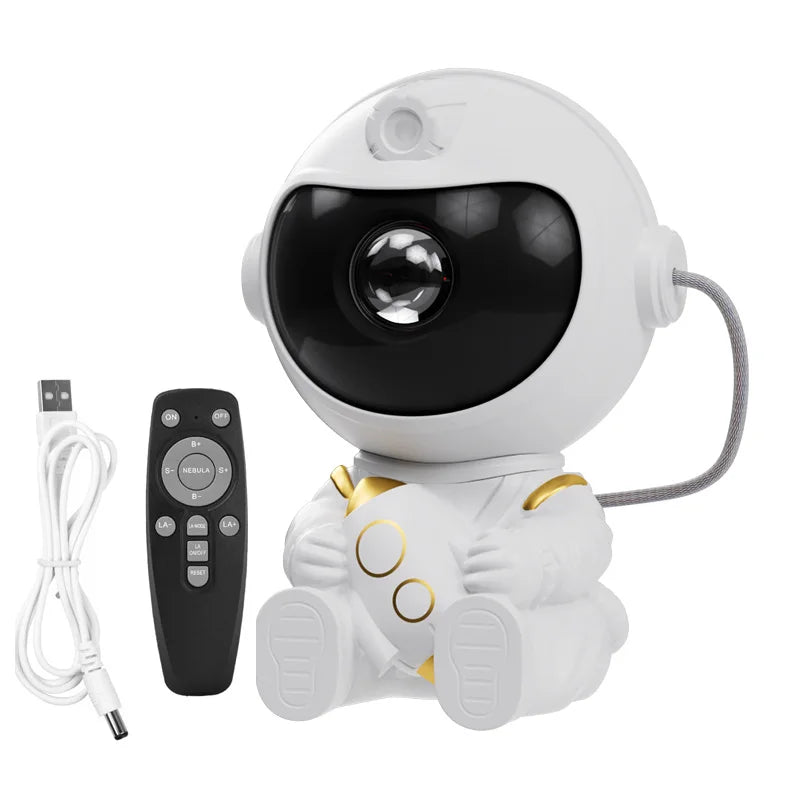 LED Star Galaxies Projector Night Light Astronaut Starry Sky
