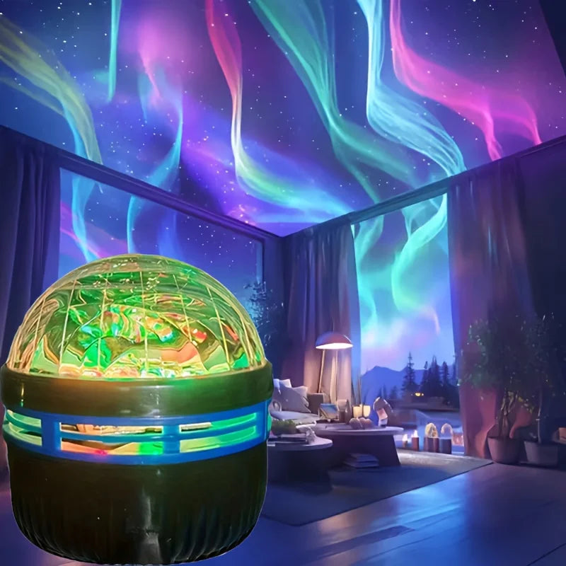 LED Night Light Remote Starry Sky Light RGB Galaxy Starry Sky Light RGB 7Modes USB Plug-in for Kids Room Party Decor Auto Rotate