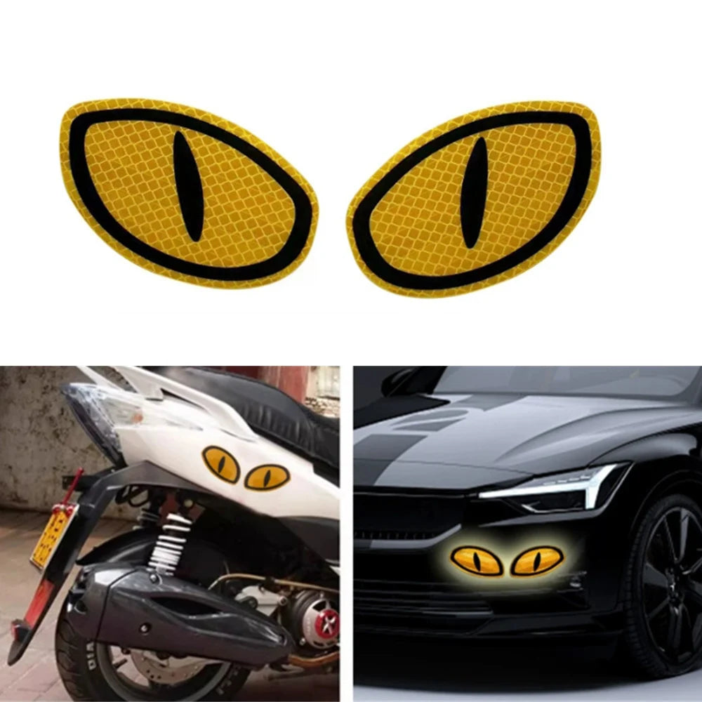 3D Devil's Eye Luminous Stickers Motorcycle